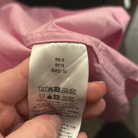 GANNI Pink Wide-Collar Sleeveless Blouse - Picture 10 of 11